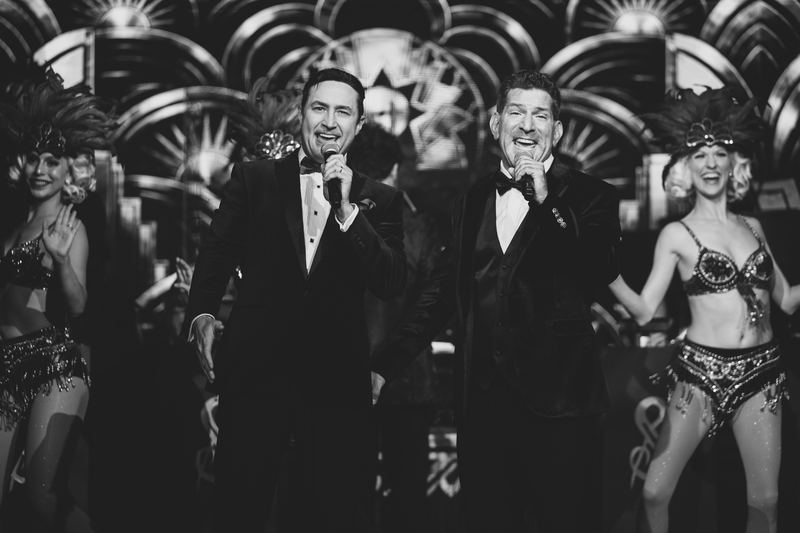 The company in black and white